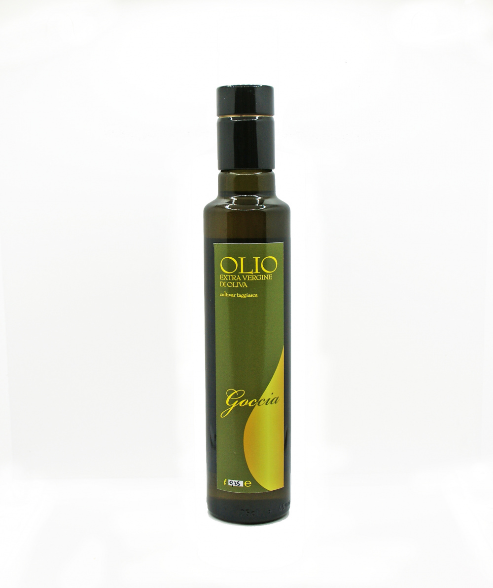 Olio extra vergine di oliva monocultivar taggiasca 0,25 lt.